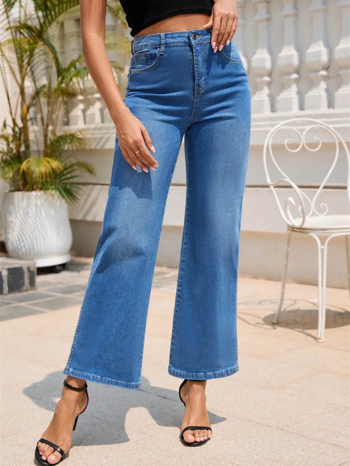 High Rise Wide Leg Jeans Dark Blue Trendsi e3789f44-cabe-4a69-963e-c1e8cab105ec-Max-Origin