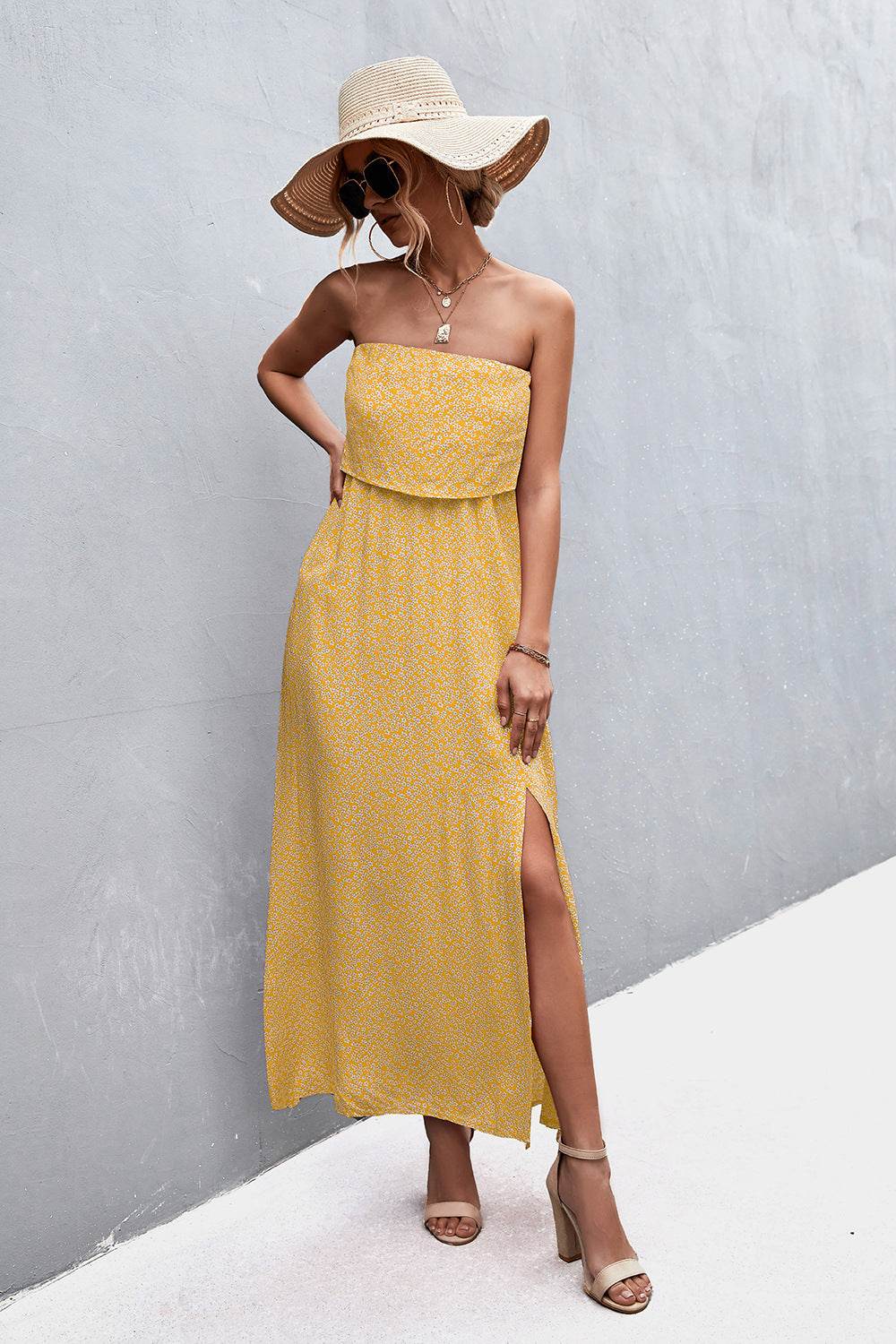 Strapless Split Maxi Dress Trendsi e3bf0fa8ba664be9b18470b46b5e4bb0-Max