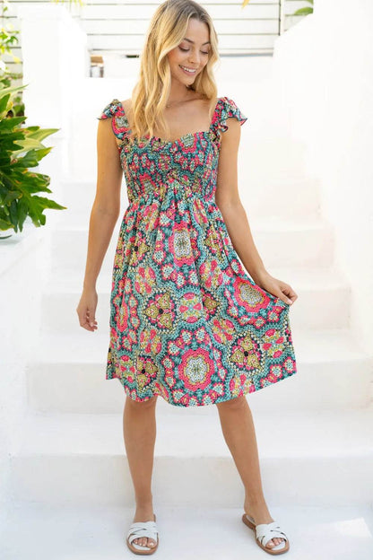 White Birch Printed Smocked Sleeveless Dress Trendsi e3dd07fa-6ef9-4b01-b81a-678ab1b63c96-Max