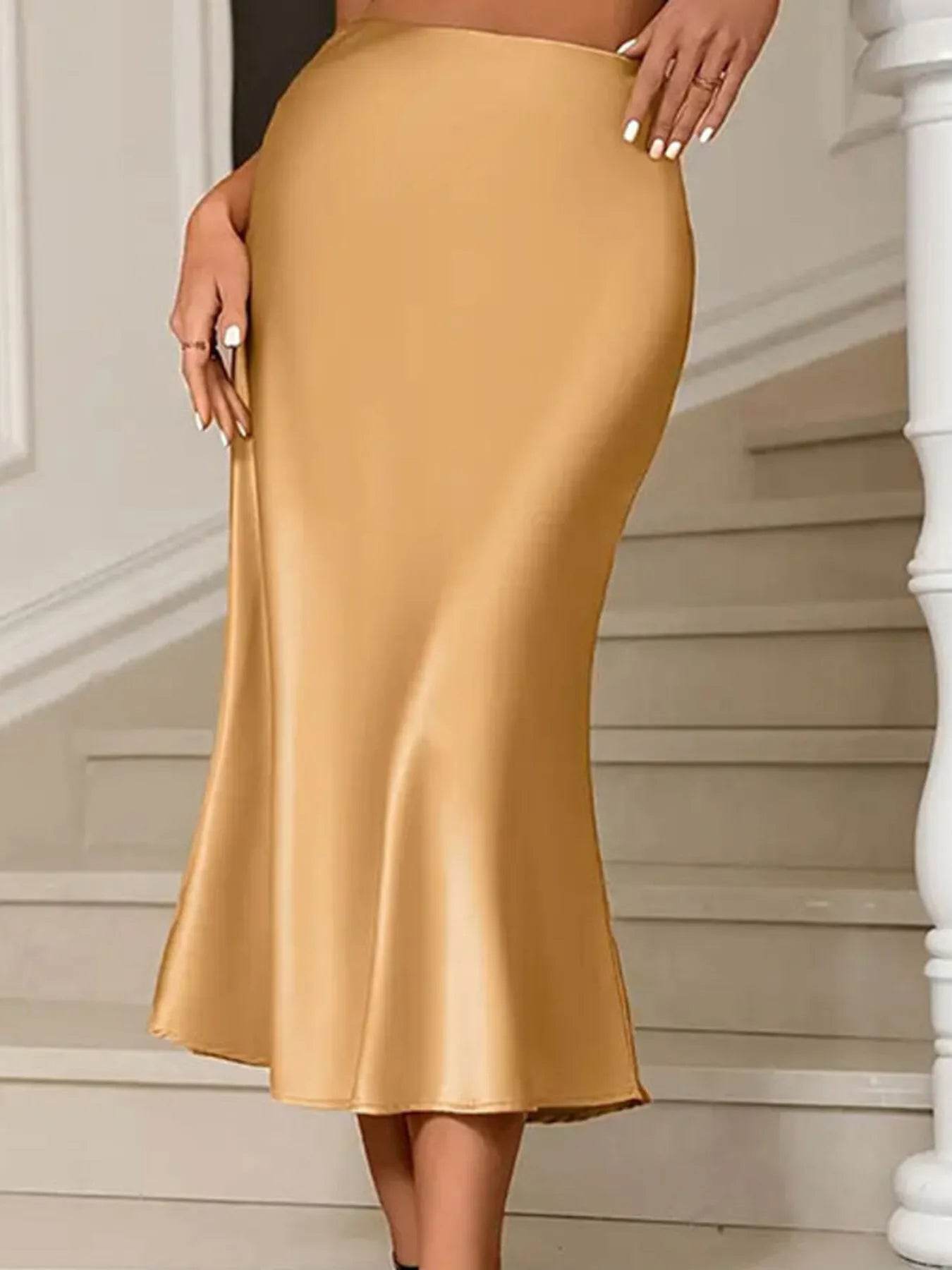 Satin Midi Mermaid Skirt Trendsi e4b2804d4b4f45ec9b60cd09badb0d00-Max-Origin