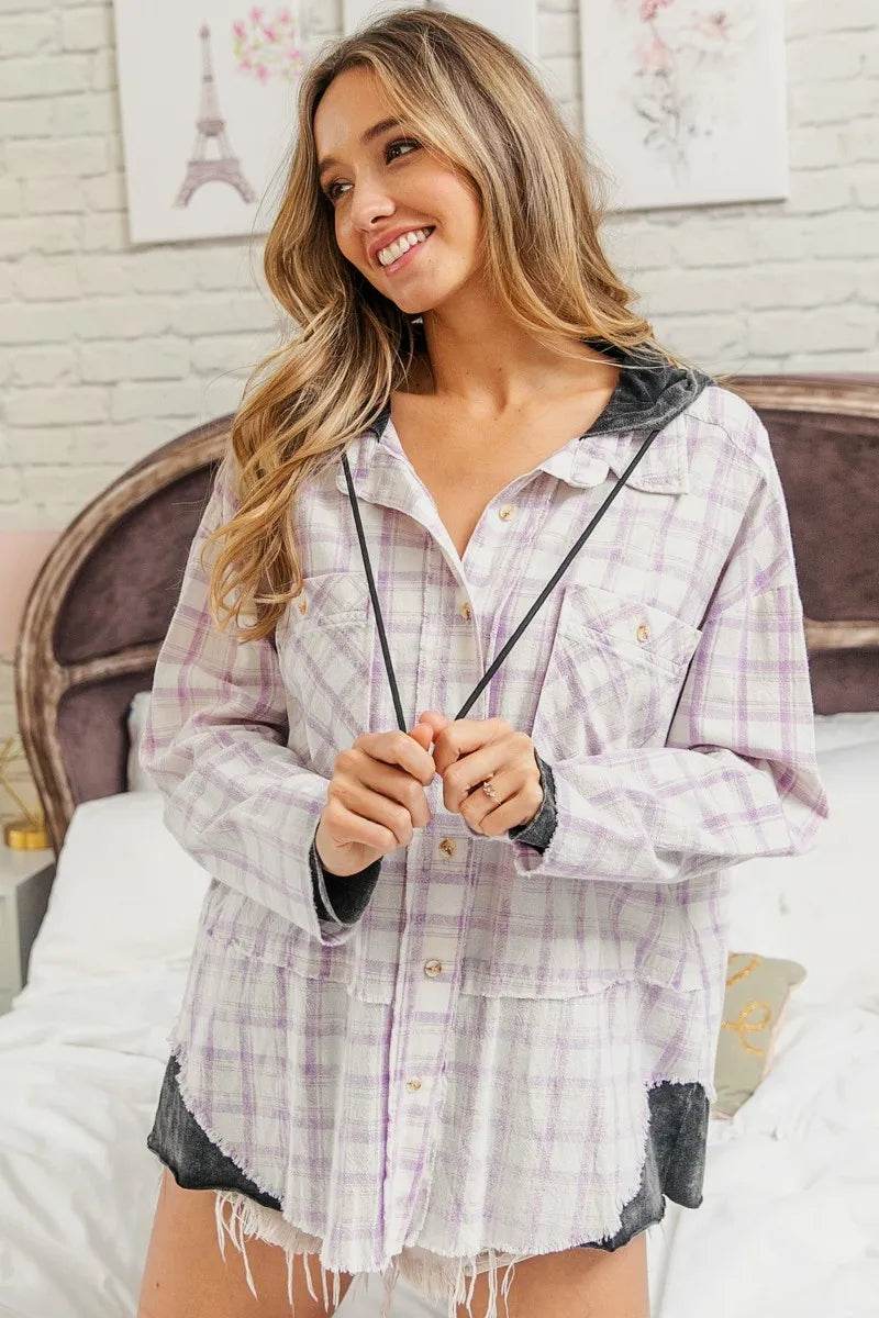 BiBi Casual Check Shirts With Hood Trendsi e4f15afd19274d63bdf8ed814cc3170b-Max-Origin