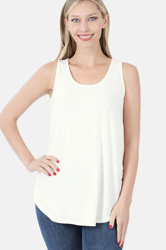 Zenana Round Neck Curved Hem Tank Ivory Trendsi e54479f5-e307-4bd9-b5af-0f8700a80500-Max