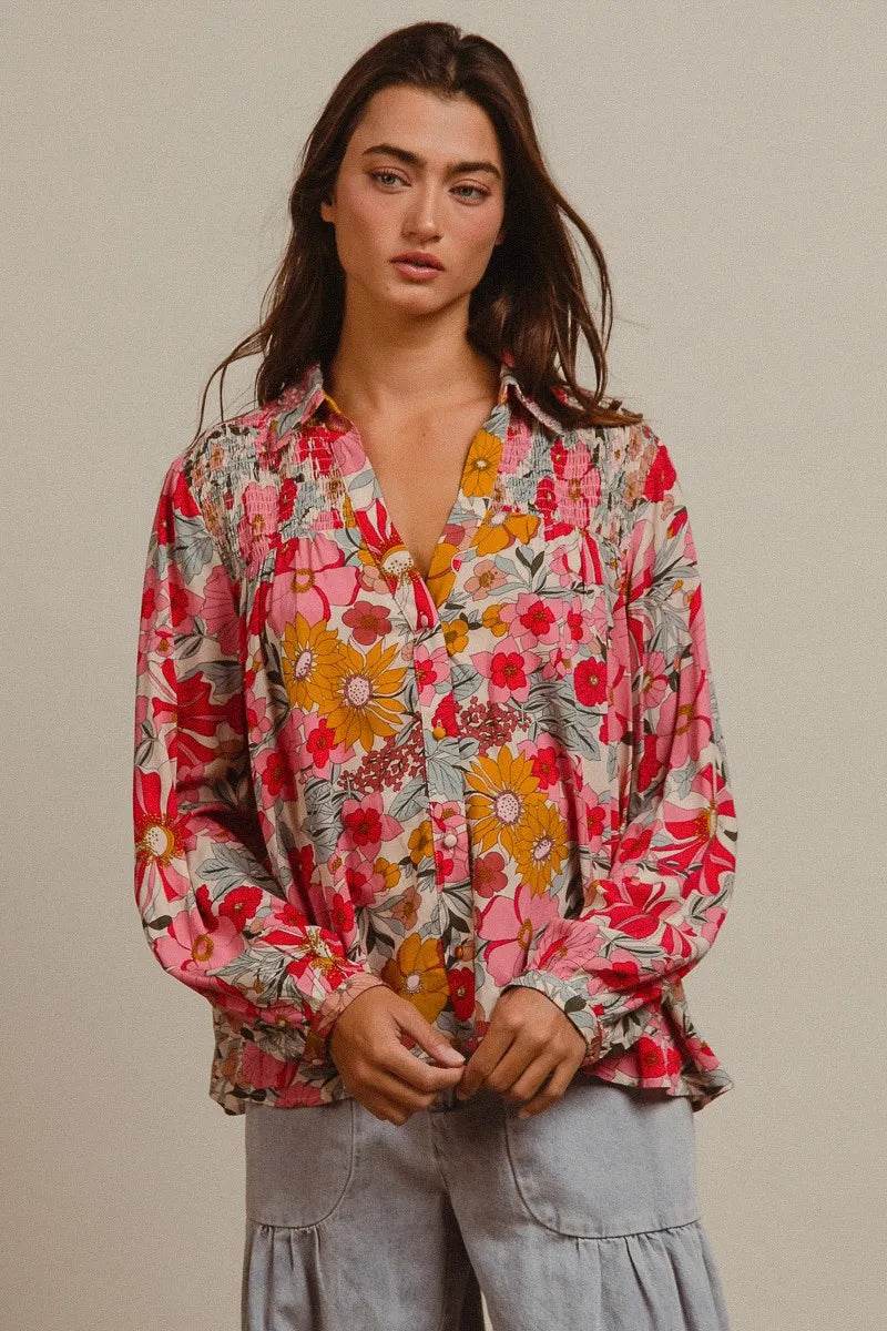 BiBi Woven Floral Printed Shirt Top Trendsi e56be5ab81804cdf8cfe21d884ec84f8-Max-Origin