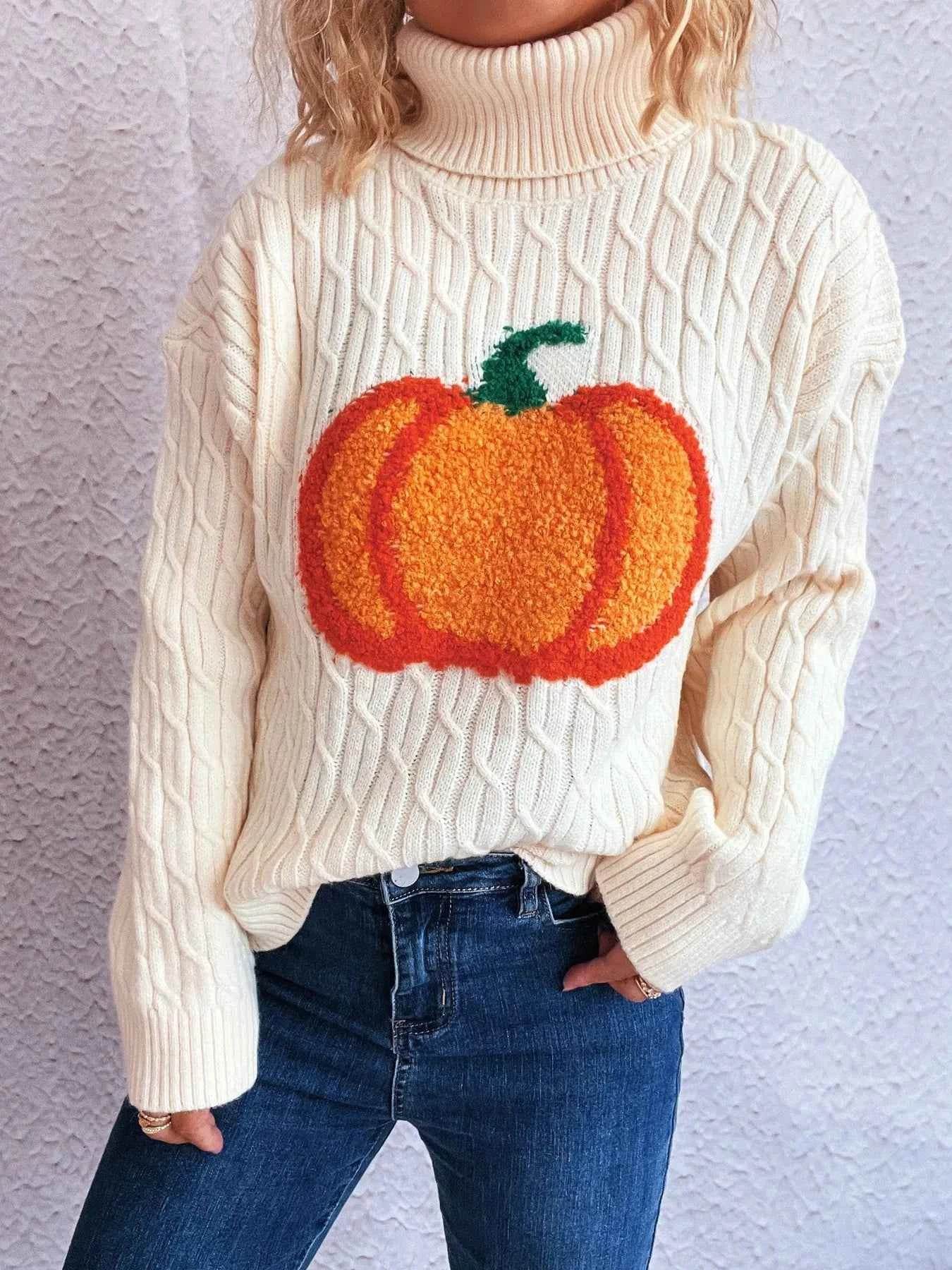 Pumpkin Turtleneck Long Sleeve Sweater Trendsi e56d3731bd7a4a2ea28f5ff68bc7b45f-Max-Origin