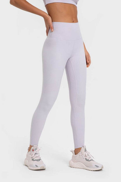 Millennia Highly Stretchy Wide Waistband Yoga Leggings Trendsi e5cd65c6bae14f5eba82f0ab51773f5e-Max