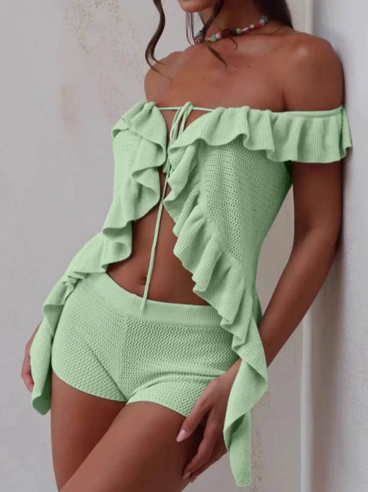 Off-Shoulder Ruffle Top and Shorts Sweater Set Trendsi e5f89244-8c9d-4578-8667-e65a258ec3b6-Max-Origin