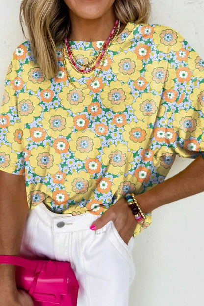 Floral Print Round Neck Oversized T-Shirt Trendsi e642f4f0-e695-4bbd-a202-285d23d5fe30-Max-Origin
