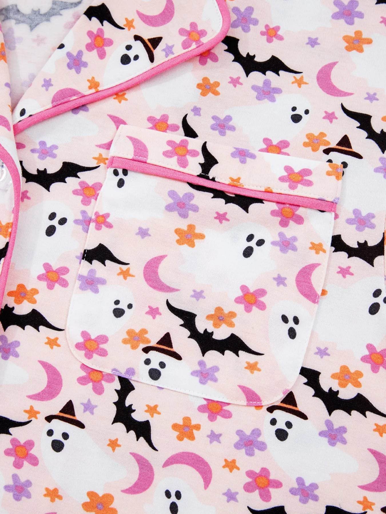 Halloween Ghost Print Button Up Top and Pants Lounge Set Trendsi e675c31e26d649dfa73fd03a4507866b-Max-Origin