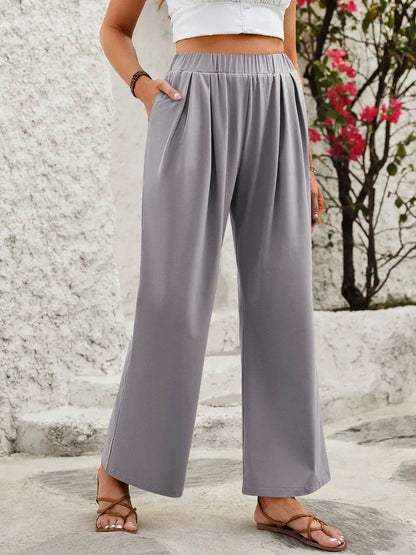 Elastic Waist Wide Leg Pants Trendsi e6ba78b5-2a28-4ab7-a834-7038444c7b65-Max