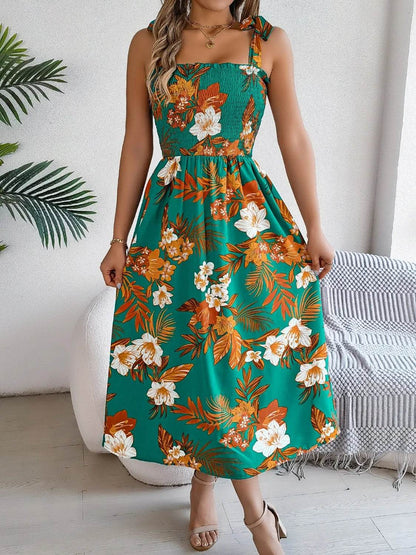 Smocked Floral Tie Shoulder Midi Dress Trendsi e6c33c89-0220-4344-9e87-8dccdc8608bc-Max-Origin