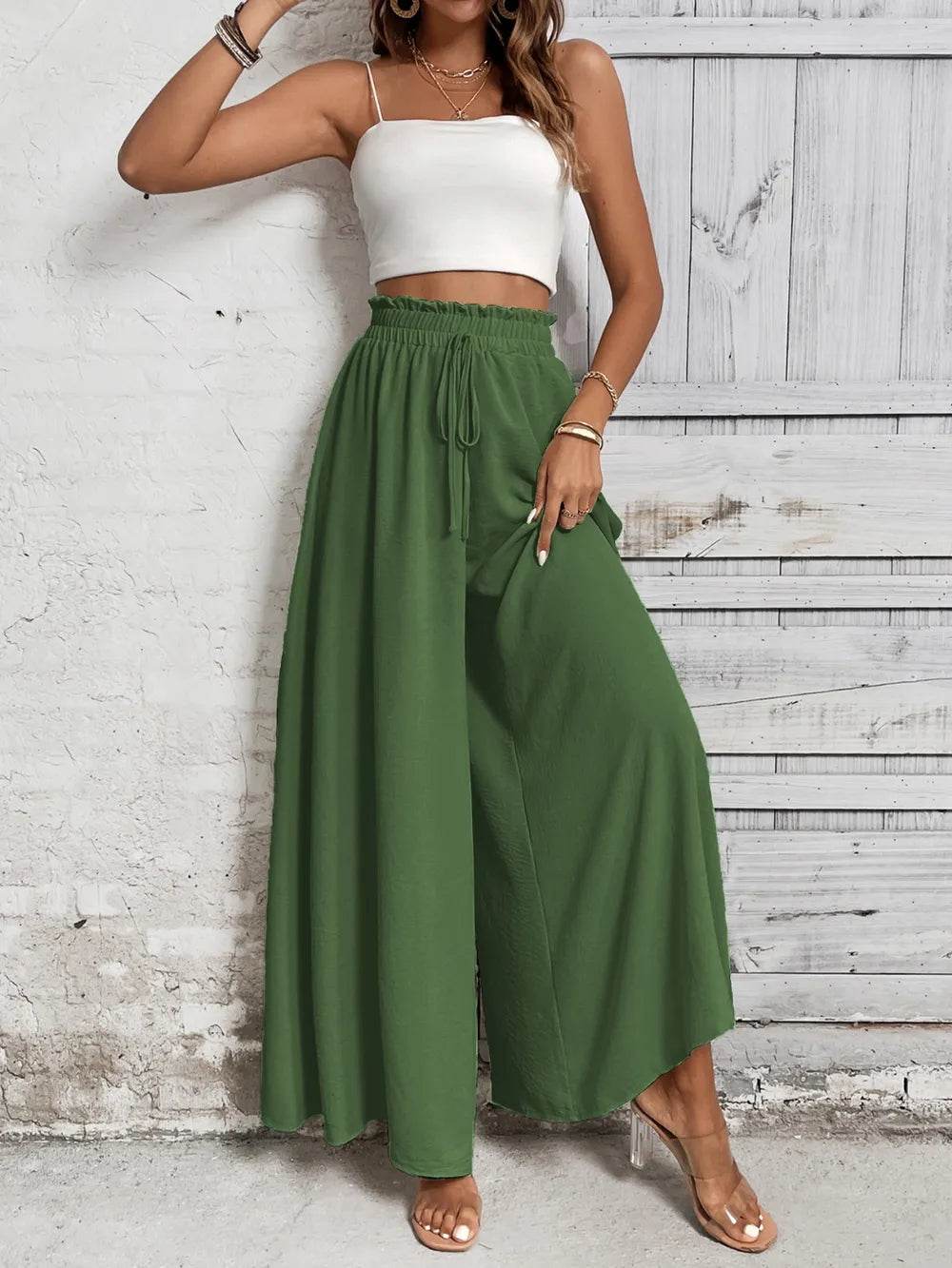 Honey Tied High Waist Wide Leg Pants Trendsi e6d9c795-090e-45b1-8a30-18cfb31caeb0-Max