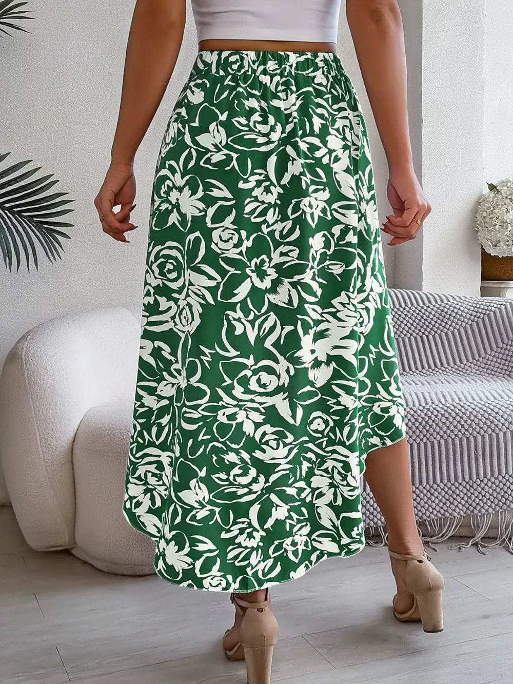 High-Low Printed High Waist Skirt Trendsi e768960c-34cd-4c36-bf7d-f068c7862de3-Max