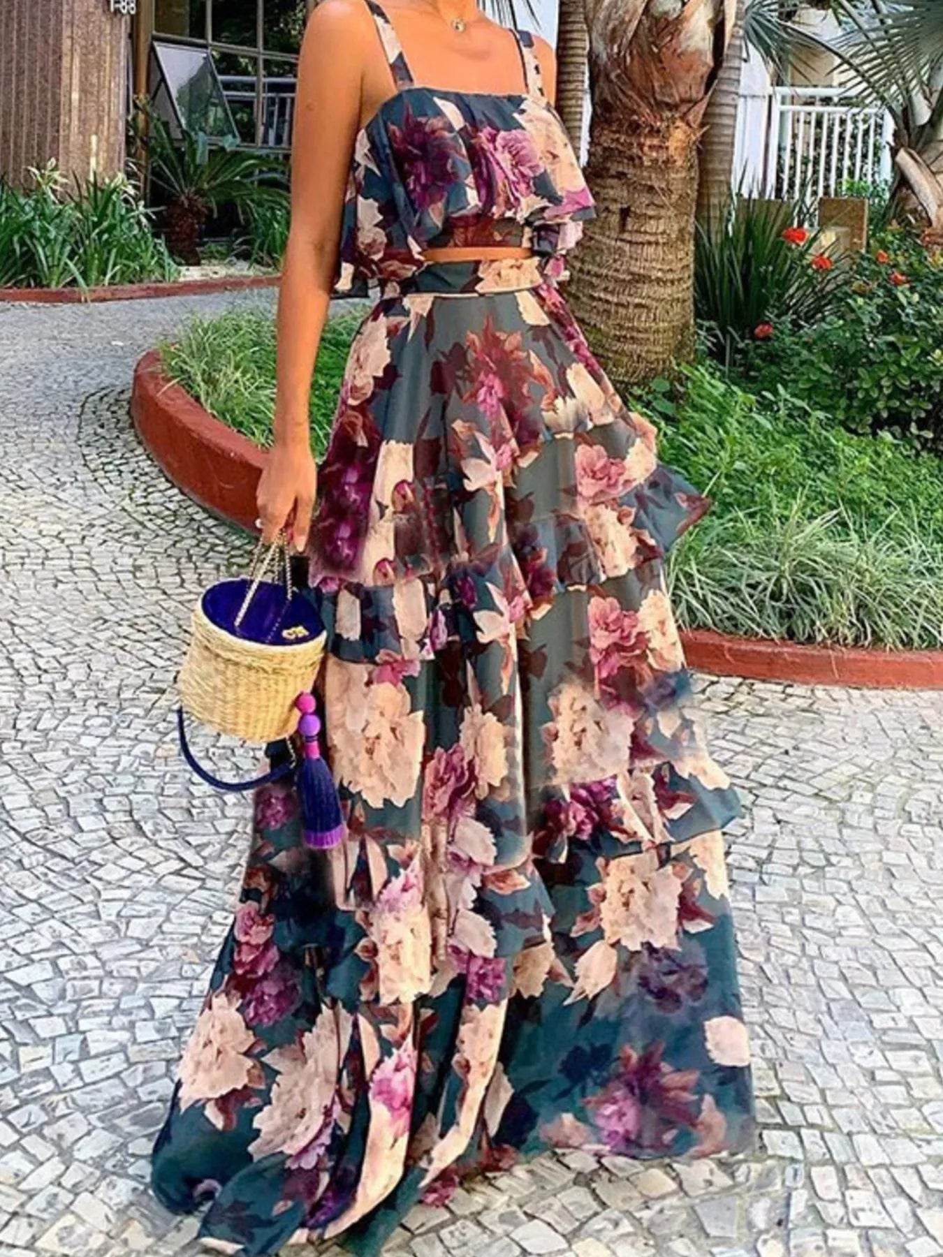 Full Size Floral Cami and Layered Skirt Set Plus Size Multicolor Trendsi e7895976-24fe-42cc-b3ad-147f5de26100-Max-Origin