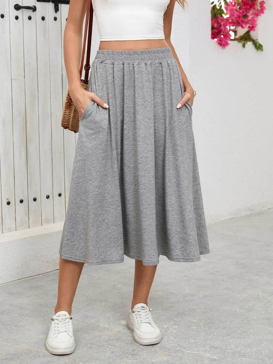 Elastic Waist Skirt With Pockets Trendsi e7b6b8ac-f2df-4c1f-8131-e6afaa5fefa1-Max-Origin