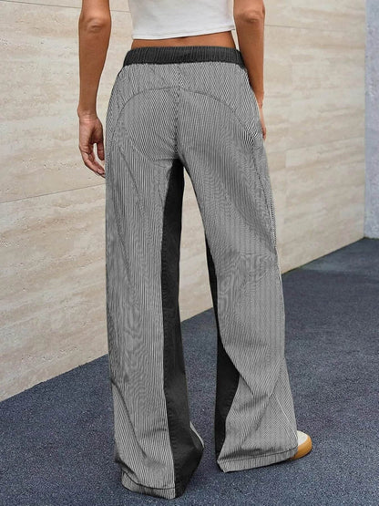 Striped Wide Leg Jeans Trendsi e879491970c341128d82346131ea76d2-Max-Origin