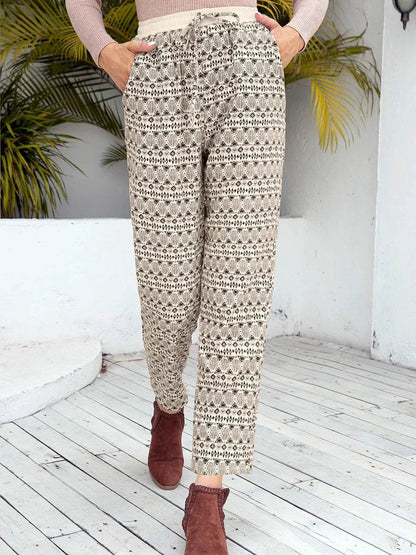 Ivy Lane Tied Printed Pants with Pockets Trendsi e9134732-0364-48ba-8b0f-aa5d7a0e28ed-Max