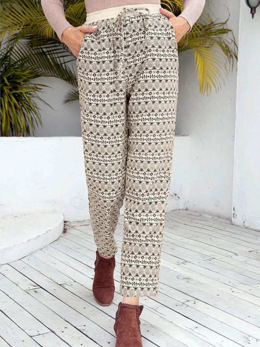 Ivy Lane Tied Printed Pants with Pockets Trendsi e9134732-0364-48ba-8b0f-aa5d7a0e28ed-Max