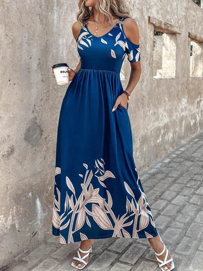 Printed Cold Shoulder Dress Trendsi e92b82a4-04e3-4eb4-a088-aea423a7ffe6-Max-Origin