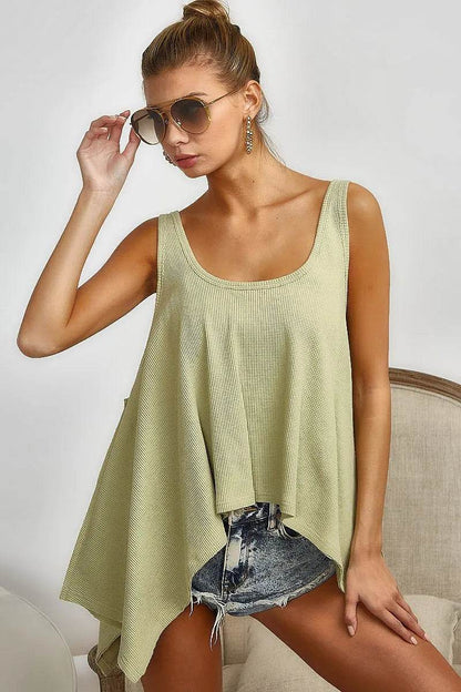 BiBi High and Low Flare Knit Tank Top Trendsi e9a99d5fbb404d7ea123e1b0017c4659-Max-Origin