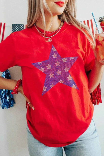 Patriotic Star Round Neck T-Shirt Trendsi ea40f40d-70ab-4669-a864-d0fa3d454189-Max-Origin