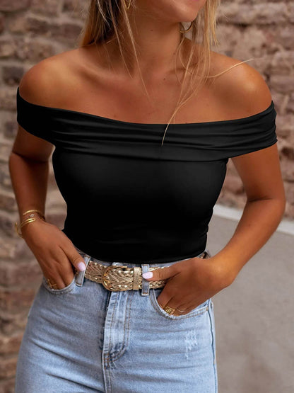 Folded Off Shoulder Slim Top Black Trendsi eaefc0bfad0c4d1fb4bcec44b50cfc4b-Max-Origin