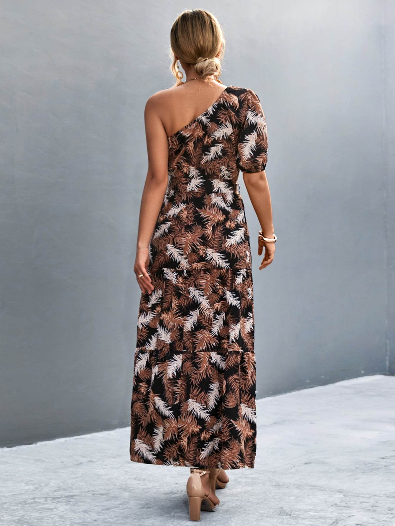 Printed Tie Waist One Shoulder Maxi Dress Trendsi eafe561676eb4bc784d088514dc73e13-Max