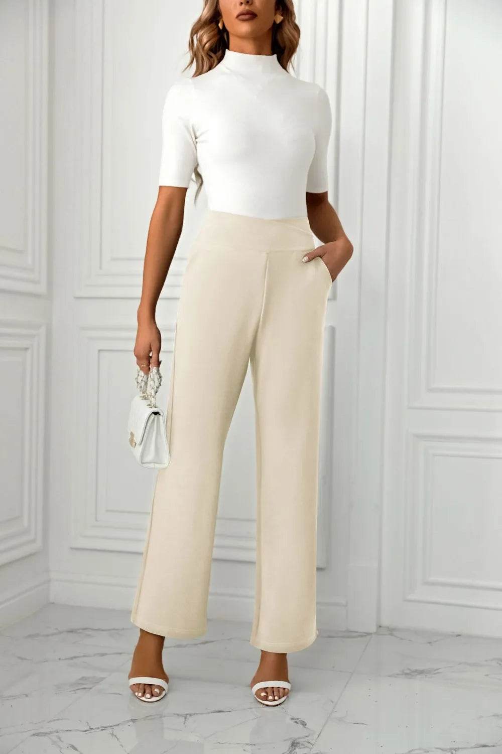 High Waist Straight Leg Pants Trendsi eb0889e2-64f4-44c1-abbb-169622fe6294-Max