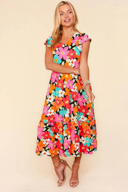 Haptics Floral Midi Dress with Side Pockets Coral Mint Trendsi eb1e1768-7264-445b-8e07-a7f73cb96b78-Max