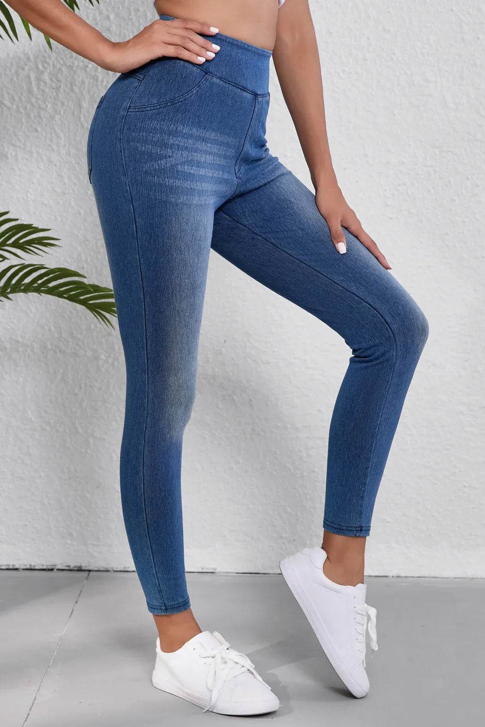 High Waist Skinny Jeans Trendsi eb256c31-917a-45e8-b942-bab7538cfdb1-Max