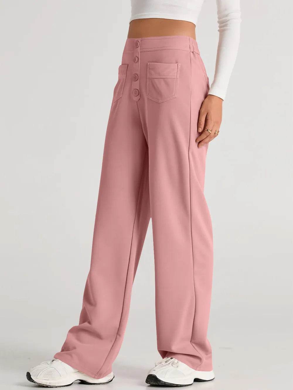 High Waist Wide Leg Pants Trendsi eb413a45-045b-4a3b-9b1c-36e3cb736c40-Max
