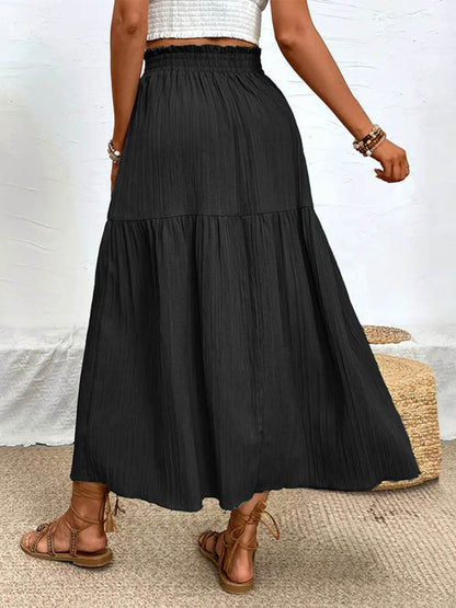 Frill Slit Skirt Trendsi eb66e4d7-9a3e-459d-9736-90ac7df0e678-Max