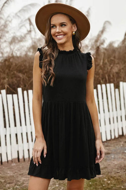 Ruffled Sleeveless Mini Dress Trendsi eb84b2c2-8e4c-4bf0-bfae-ee8305181fea-Max