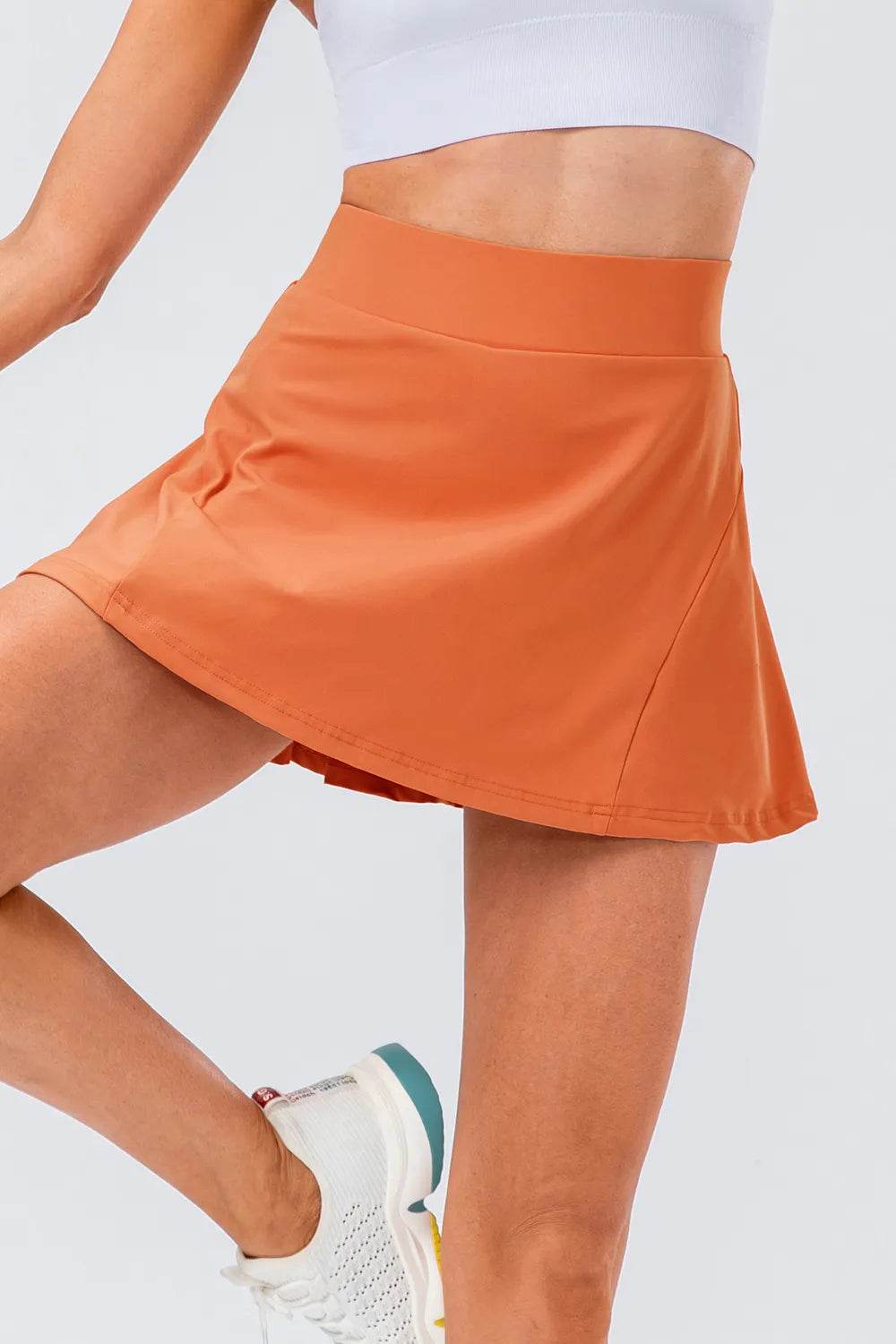 High Waist Pleated Active Skirt Trendsi ebeff675-8c51-4857-b30f-9bae4c257fdd-Max
