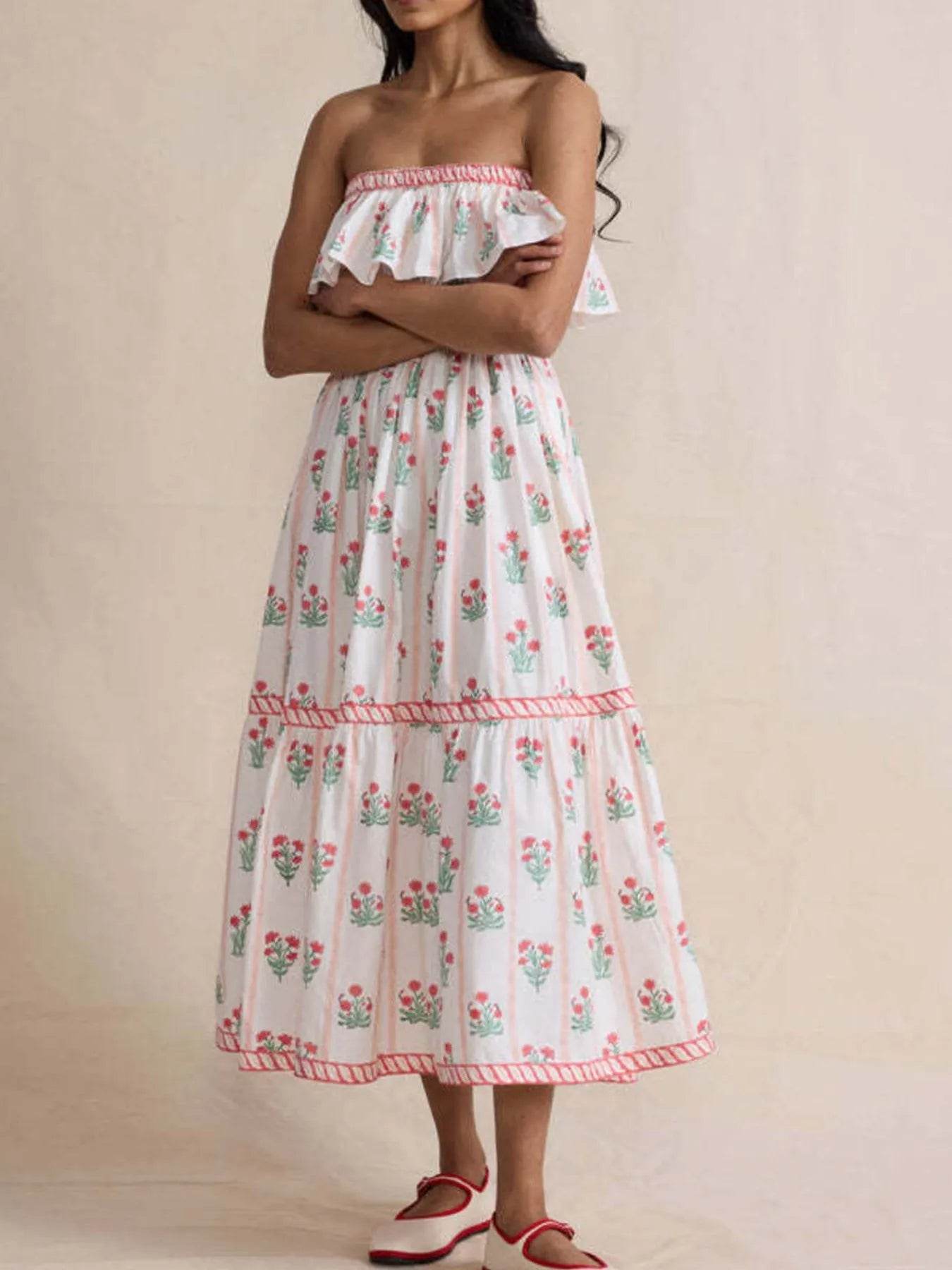 Floral Strapless Ruffle Dress Trendsi ebf1398c-997d-415b-8fa8-e236439a8a11-Max-Origin