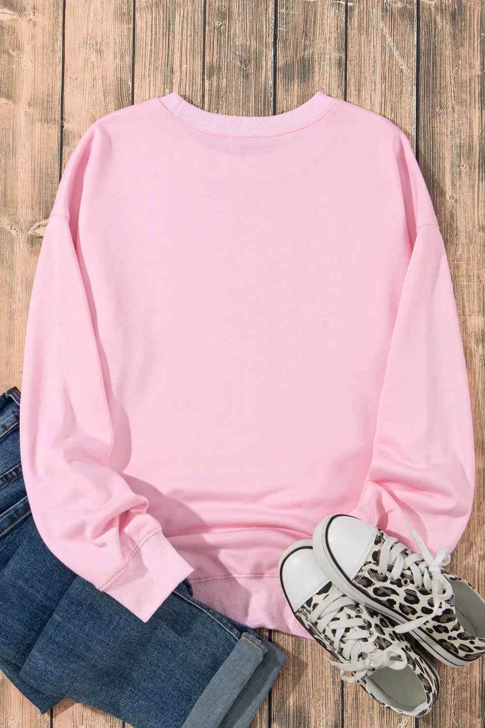 Ghost & Bow Round Neck Long Sleeve Sweatshirt Trendsi ec35fbb8-4b4c-4d92-aae8-e24d7376a3d4-Max