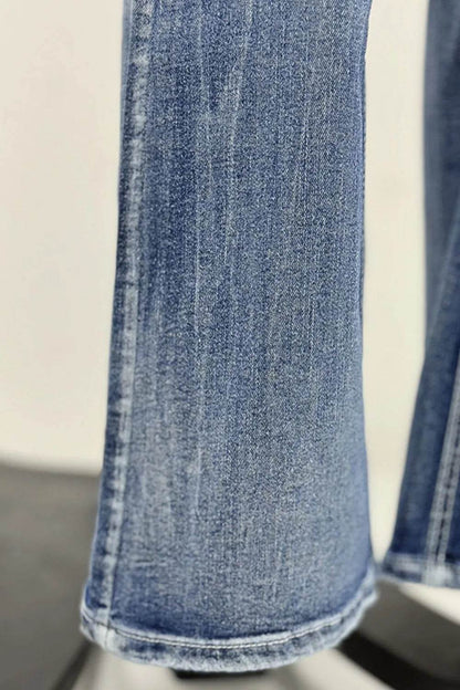 Star Embroidered Bootcut Jeans Trendsi ec496aee-2d00-42da-b172-eff243970238-Max