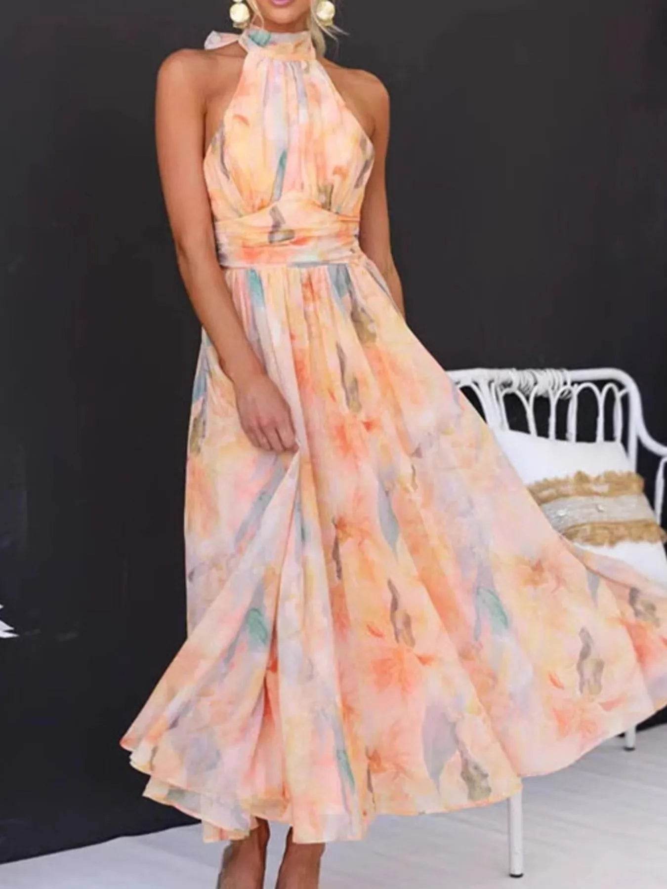 Floral Halter Neck Backless Summer Dress Trendsi ec50141e-6552-4c25-b3be-11d03e61bb0d-Max-Origin