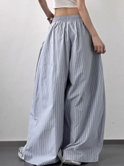 Striped Wide Leg Pants with Drawstring Waist Trendsi ec5691ae-b3bd-4704-a603-a20f5c8a993c-Max-Origin