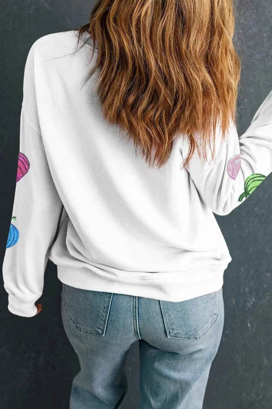 Pumpkin Round Neck Long Sleeve Sweatshirt Trendsi ec59bd50-6e5d-4caf-93dc-0a27eb0325cf-Max-Origin