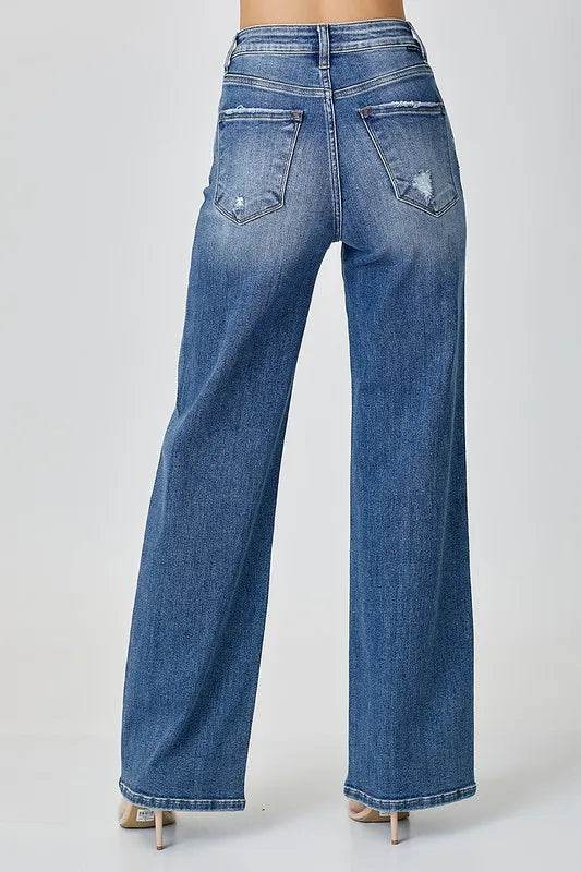 RISEN High Waist Jeans with Pockets Trendsi ec6c1c55-4ec0-49c4-9ee7-1290db9ff7d0-Max