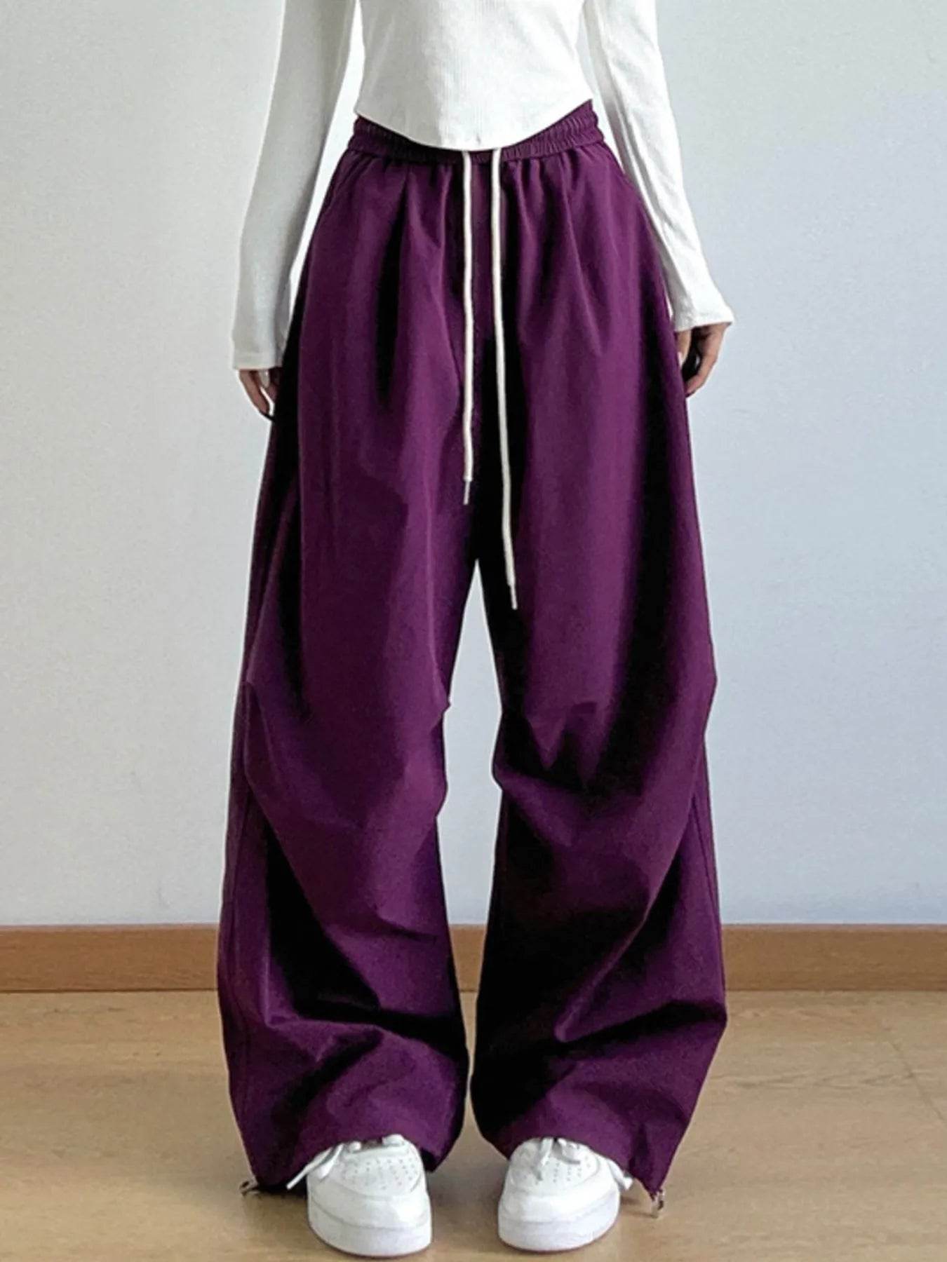 Oversized Wide Leg Drawstring Pants Trendsi ec807ffc-e878-4c25-8219-55cf43bf37c2-Max-Origin