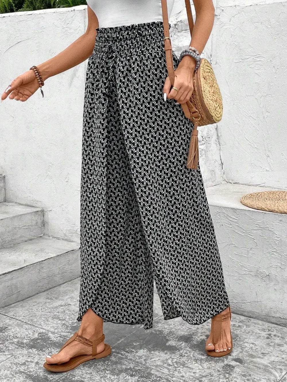 Tied Printed Wide Leg Pants Trendsi ecad4809-e805-4a80-9683-b3059a607385-Max