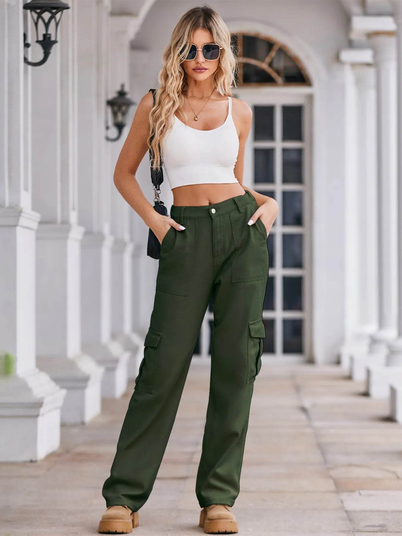 High-Waisted Cargo Jeans Trendsi ed0c504c19664f1fb3e16012eed36f09-Max-Origin