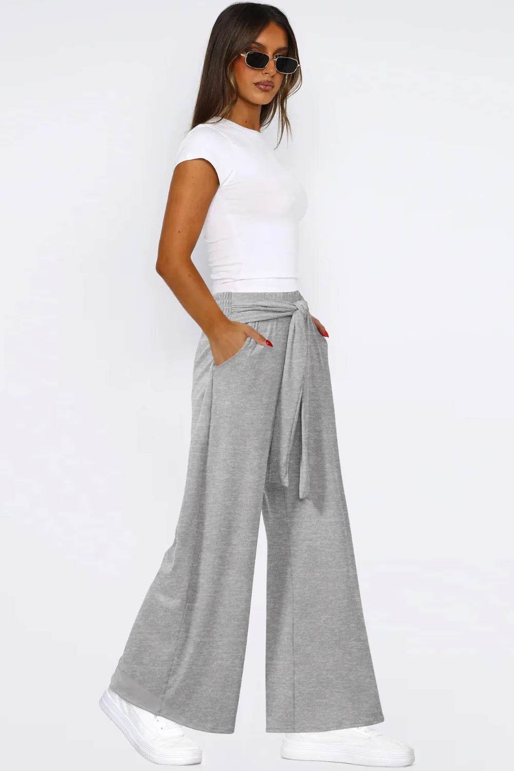 Tied Pocketed Wide Leg Pants Trendsi ed1252aa-a94d-42b2-94f3-4e3e3d70180d-Max