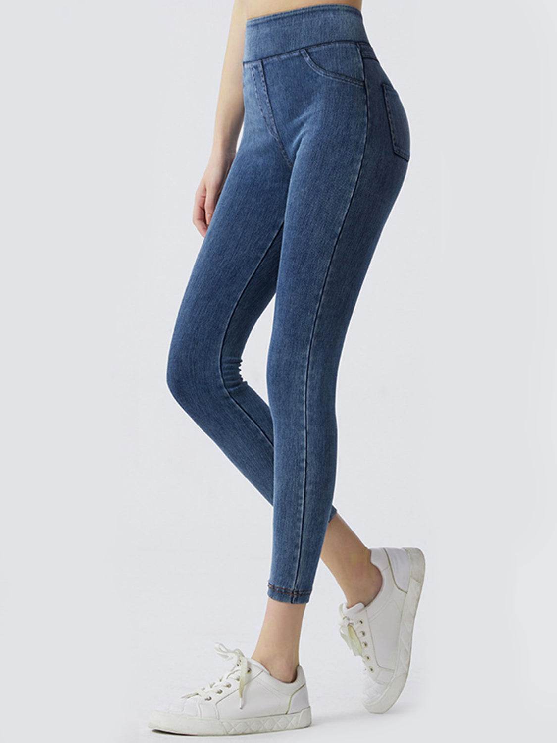 Wide Waistband Sports Leggings Trendsi ed305f1bb9954856811861841207e098-Max
