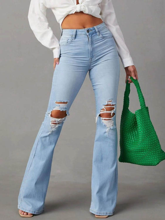 Distressed Jeans with Pockets Light Trendsi ed8e0fda-8655-4459-a978-0c6b97eb66a6-Max-Origin