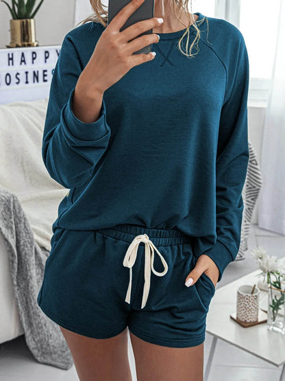 Round Neck Raglan Sleeve Top and Shorts Lounge Set Trendsi edb8faf3c03d4f3ca872cb980e005965-Max-Origin