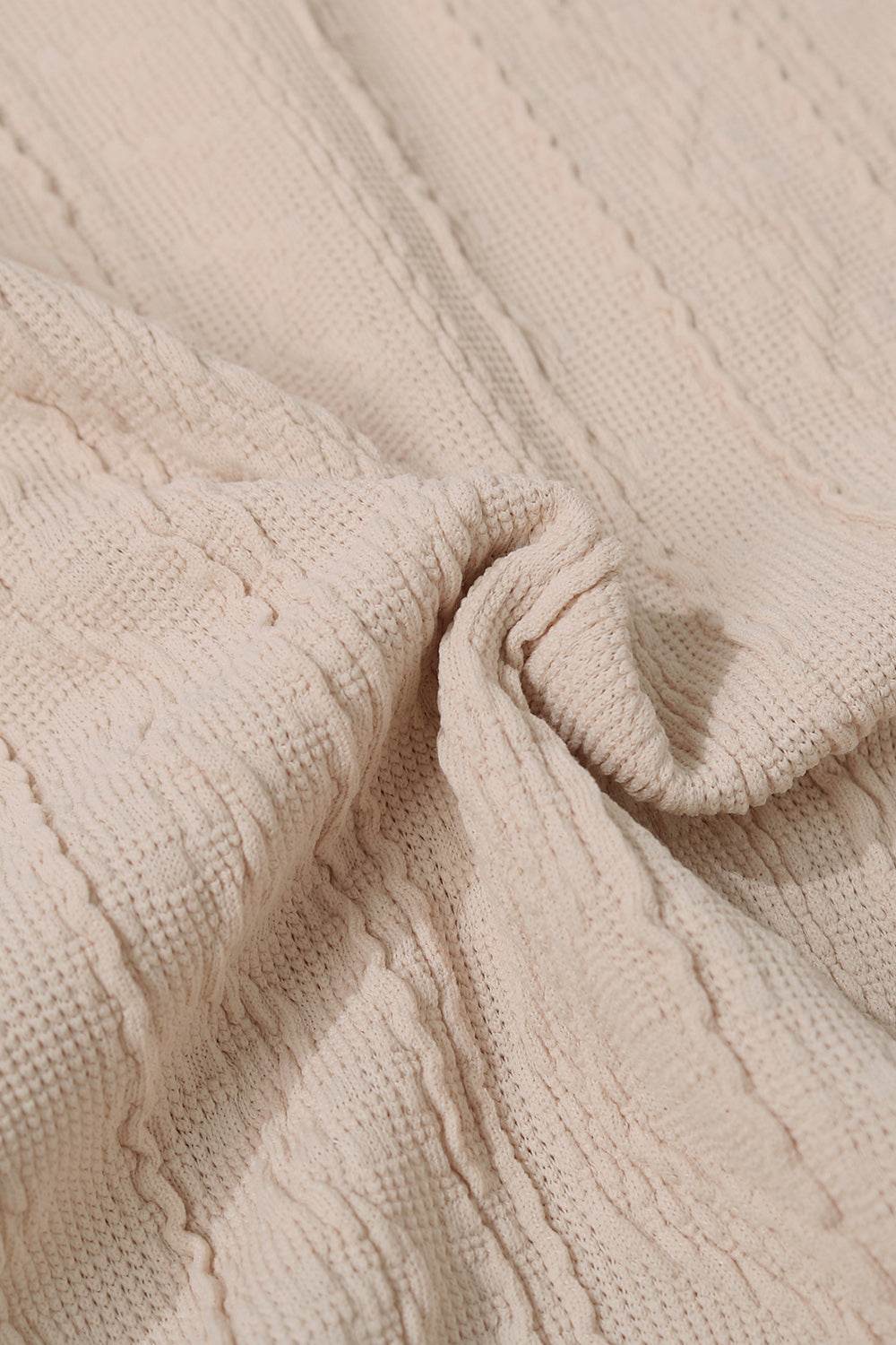 Perfee Decorative Button Long Sleeve Top Trendsi edbae561f4034e53911217a493a84728-Max