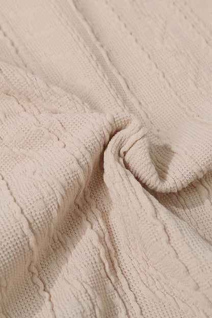 Perfee Decorative Button Long Sleeve Top Trendsi edbae561f4034e53911217a493a84728-Max