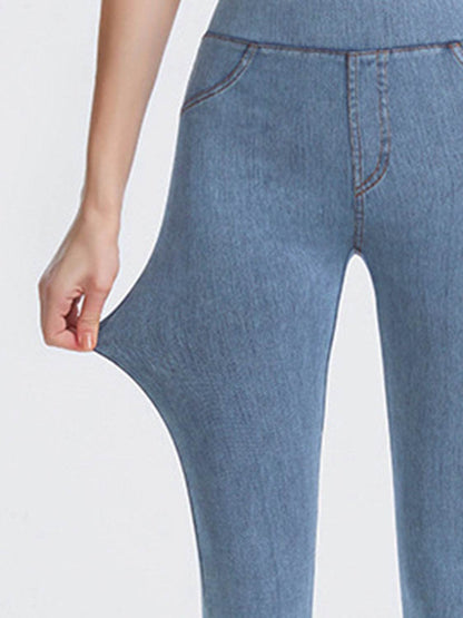 Wide Waistband Sports Leggings Trendsi edd58605825a416c8899545f65265386-Max